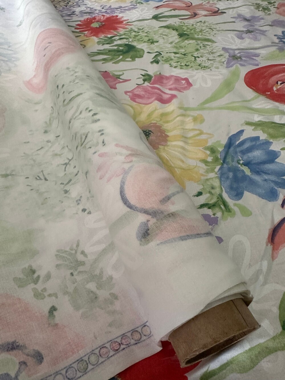 Bloomcraft Upholstery Drapery Floral Print Cotton 44" Fabric